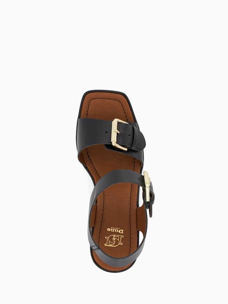 Schwarz - Dune London Jenies Sandalen mit dicker Sohle und Schnalle - Bild 6 von 6 Schwarz - Dune London Jenies Sandalen mit dicker Sohle und Schnalle - Bild 6 von 6