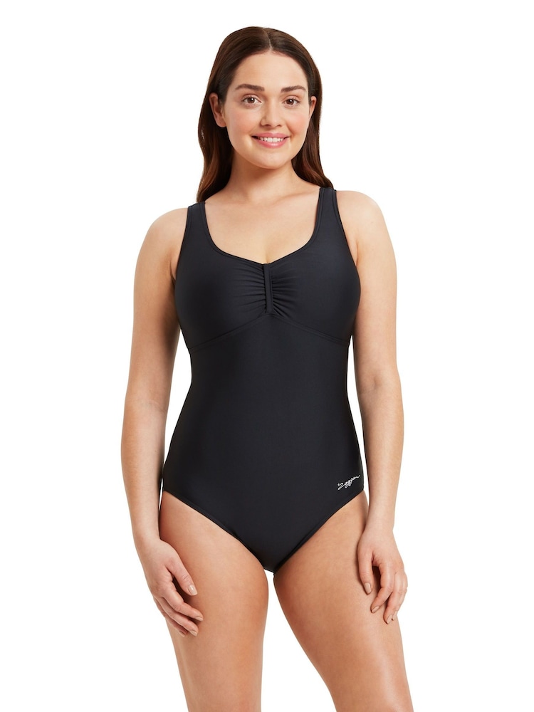 Zoggs Marley Supportive Scoopback One Piece Swimsuit - Image 1 of 6