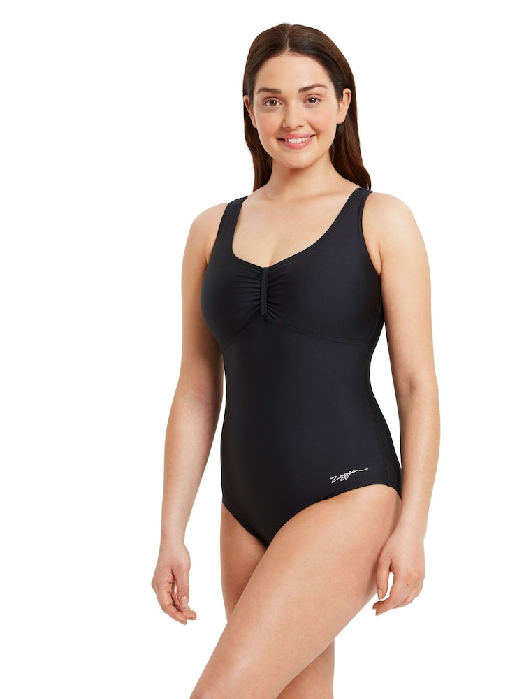 Zoggs Marley Supportive Scoopback One Piece Swimsuit - Image 3 of 6