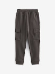 Black/Grey Slim Fit Slim Cargo Joggers 2 Pack (3-16yrs) - Image 2 of 3