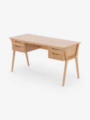 MADE.COM Oak Jenson Desk - Image 2 of 4