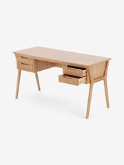 MADE.COM Oak Jenson Desk - Image 3 of 4