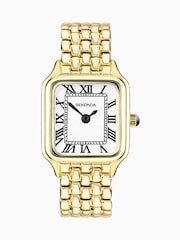 Sekonda Womens Monica 30mm Analogue Gold Tone Watch With Case And Alloy Bracelet With White Dial - Image 2 of 6