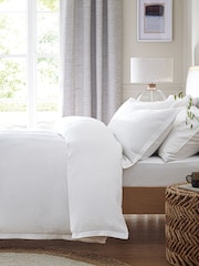 White Waffle Duvet Cover and Pillowcase Set - Image 1 of 5