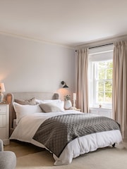 White Waffle Duvet Cover and Pillowcase Set - Image 3 of 5