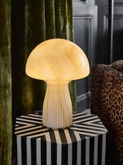 Rockett St George White Porcini Table Lamp - Image 1 of 4