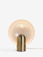 Rockett St George Gold Glass Dish Table Lamp - Image 5 of 8
