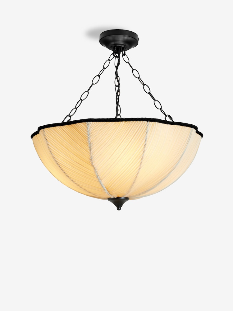Rockett St George Cream Belleville Pendant Light - Image 4 of 4