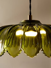 Rockett St George Gold/Green Desert Island Cluster Ceiling Light - Image 3 of 8