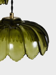 Rockett St George Gold/Green Desert Island Cluster Ceiling Light - Image 7 of 8