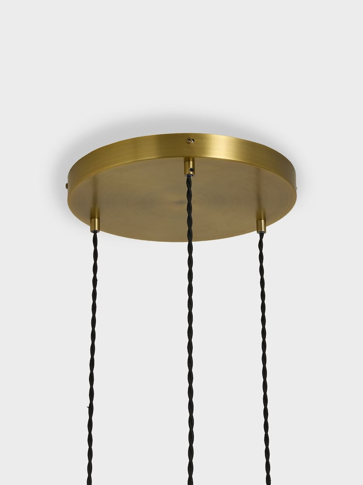 Rockett St George Gold/Green Desert Island Cluster Ceiling Light - Image 8 of 8