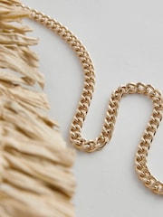 Natural Raffia Fringe Clutch Bag - Image 7 of 8