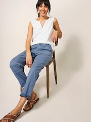 White Stuff Blaire Hose, Blau - Bild 3 von 4