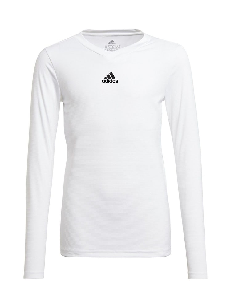 adidas White Team Base T-Shirt - Image 1 of 5