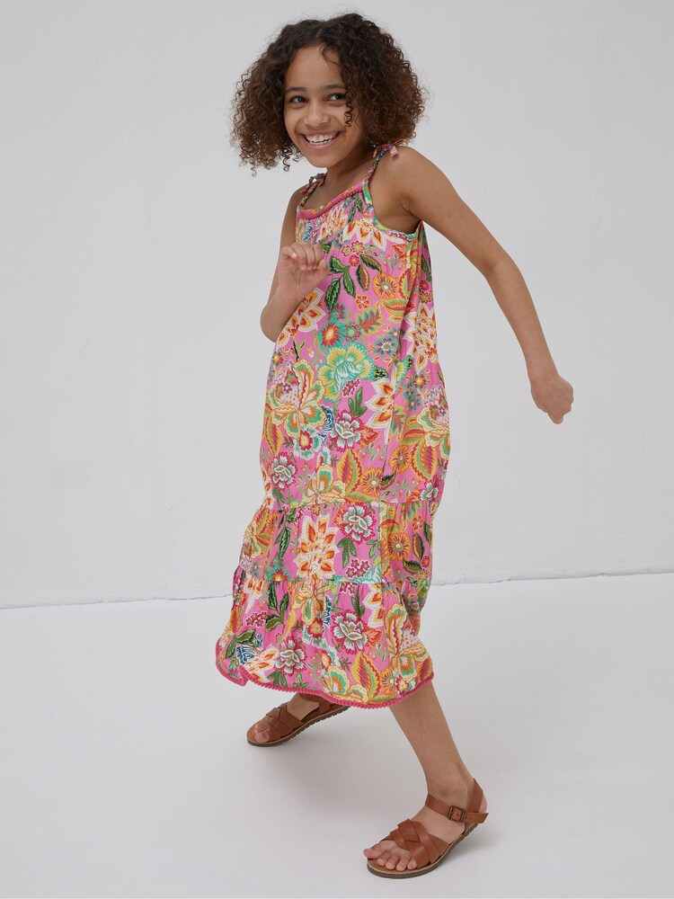 FatFace Pink Rosa Floral Print Dress - Image 1 of 5