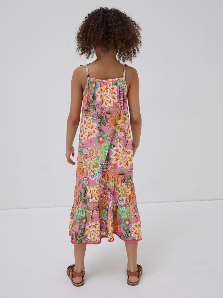 FatFace Pink Rosa Floral Print Dress - Image 2 of 5