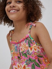 FatFace Pink Rosa Floral Print Dress - Image 4 of 5