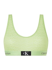 Calvin Klein Green 1996 Animal Lace Bralette - Image 4 of 4