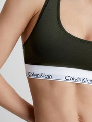 Calvin Klein Green Modern Cotton Bralette - Image 4 of 5