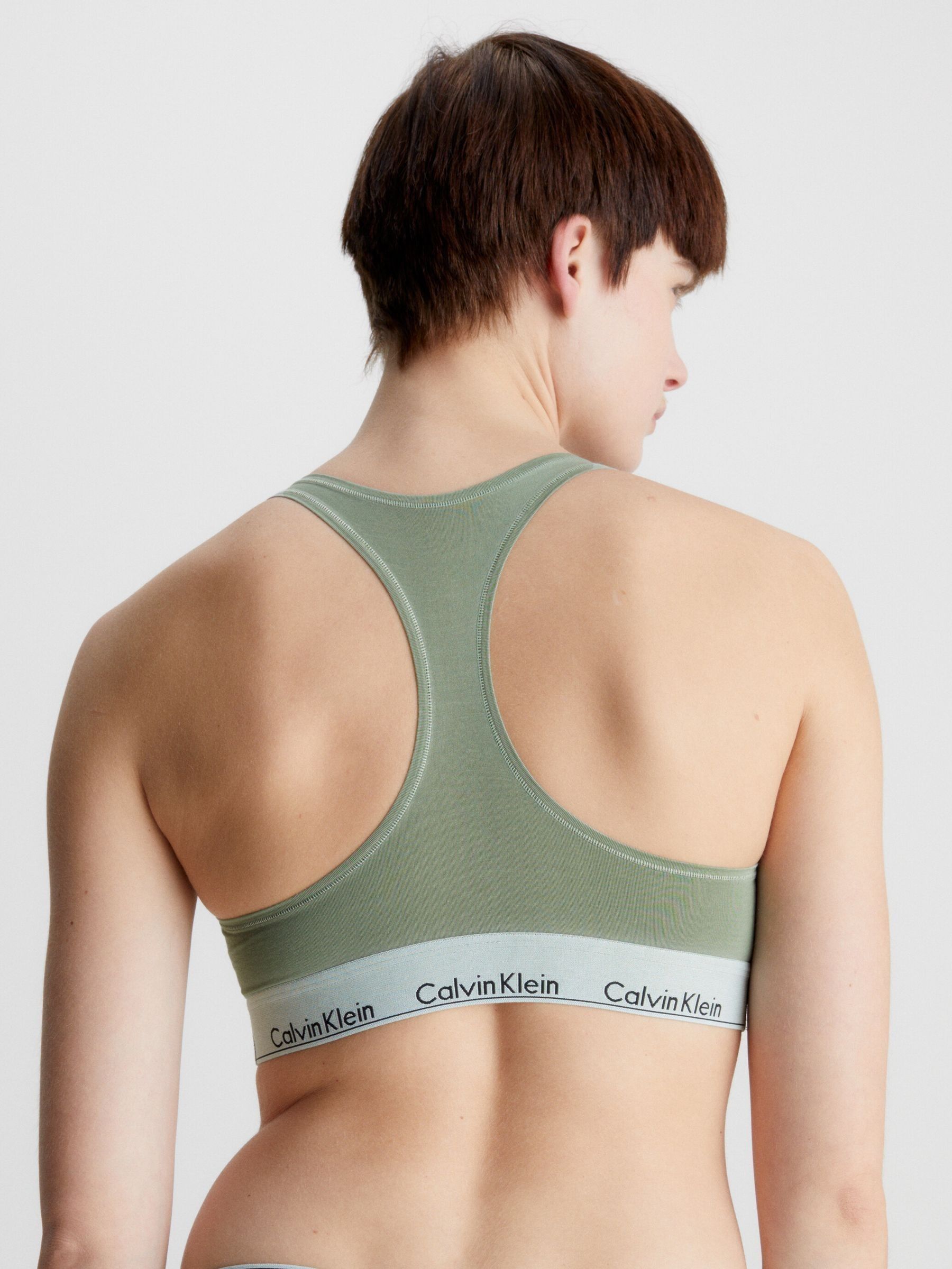 Olive green calvin klein bralette 2025