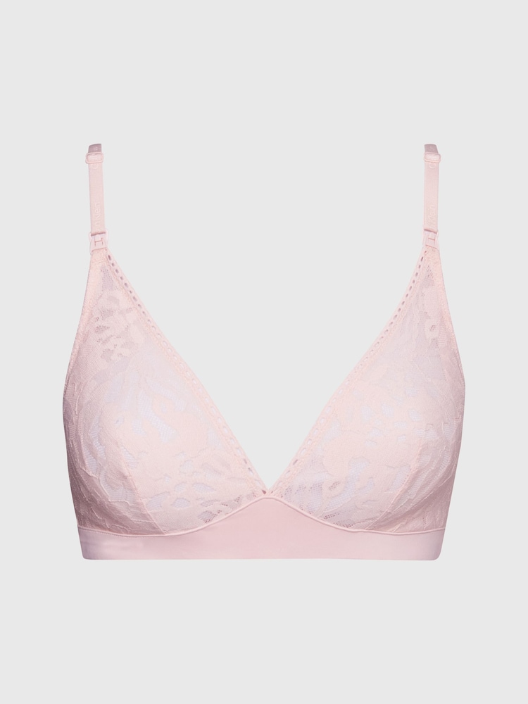 Calvin Klein Pink Ultra Comfort Lace Maternity Bralette - Image 4 of 4