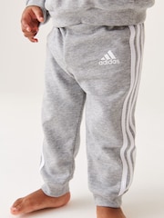 adidas Grey Sportswear Badge Of Sport French Terry Tracksuit - Image 5 of 10