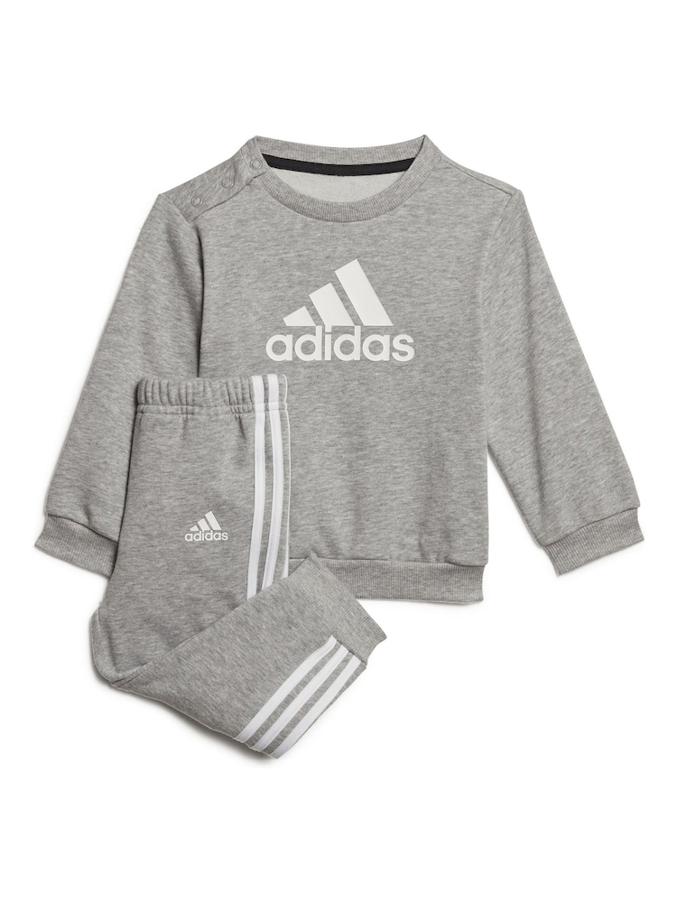 Szary - adidas Sportswear Badge Of Sport French Terry Tracksuit - Image 7 of 10