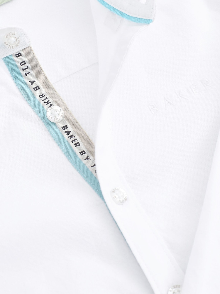Weiß - Baker by Ted Baker Oxford-Hemd - Bild 7 von 7