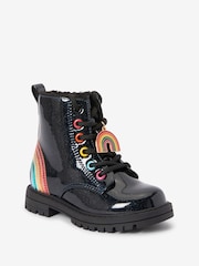 Navy Blue Rainbow - Buty sznurowane z ciepłą wyściółką - Image 3 of 5