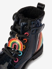 Navy Blue Rainbow - Buty sznurowane z ciepłą wyściółką - Image 4 of 5