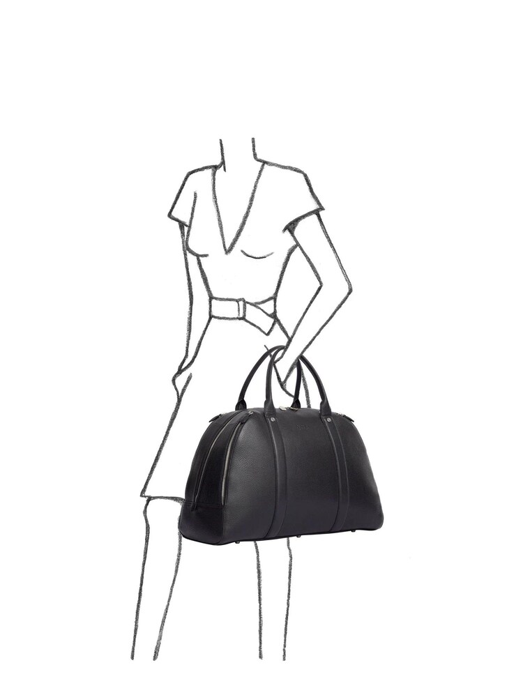 Osprey London The Verity Leather Weekender Bag - Image 6 of 6