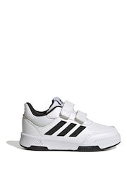 أبيض/أسود - adidas Black Tensaur Sport Hook and Loop Trainers - صورة 1 من 9