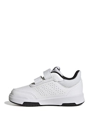 أبيض/أسود - adidas Black Tensaur Sport Hook and Loop Trainers - صورة 2 من 9