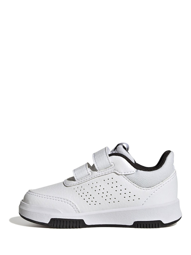 أبيض/أسود - adidas Black Tensaur Sport Hook and Loop Trainers - صورة 2 من 9