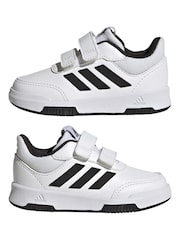 أبيض/أسود - adidas Black Tensaur Sport Hook and Loop Trainers - صورة 5 من 9