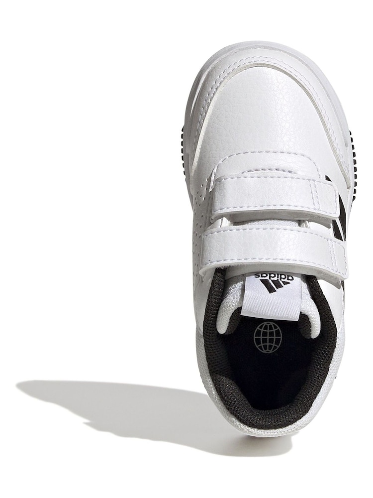 Wit/zwart - adidas Black Tensaur Sport Hook and Loop Trainers - Image 6 of 9