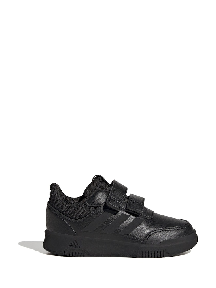 adidas Black Tensaur Sport Hook and Loop Trainers - Image 1 of 8