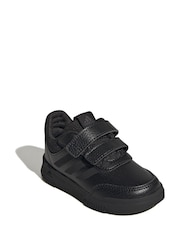adidas Black Tensaur Sport Hook and Loop Trainers - Image 3 of 8