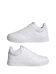 adidas White Tensaur Sport Lace Up Trainers - Image 4 of 9