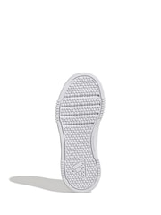 adidas White Tensaur Sport Lace Up Trainers - Image 6 of 9