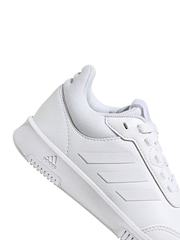adidas White Tensaur Sport Lace Up Trainers - Image 8 of 9