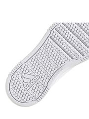 adidas White Tensaur Sport Lace Up Trainers - Image 9 of 9