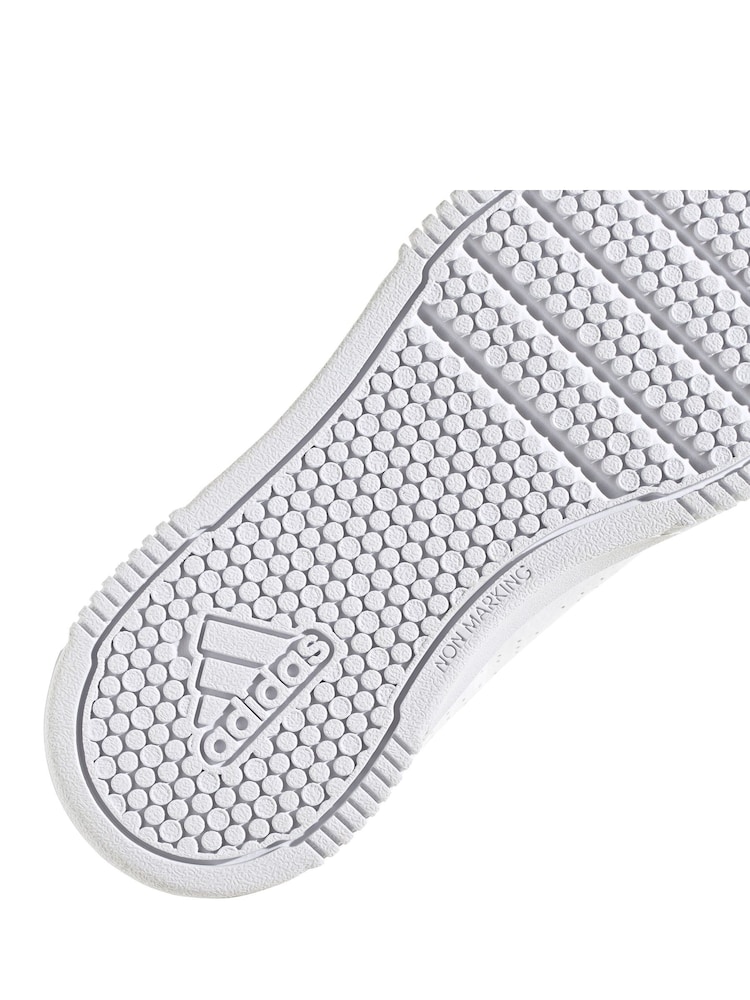 adidas White Tensaur Sport Lace Up Trainers - Image 9 of 9