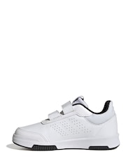 Adidas White/Black Hook and Loop Tensaur Sport Trainers - Image 2 of 9