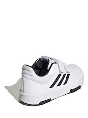 Adidas White/Black Hook and Loop Tensaur Sport Trainers - Image 3 of 9