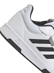 Adidas White/Black Hook and Loop Tensaur Sport Trainers - Image 8 of 9