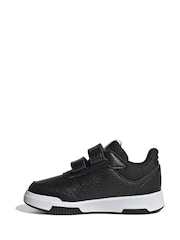 أسود/أبيض - adidas Black Tensaur Sport Hook and Loop Trainers - صورة 2 من 9