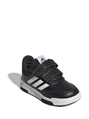 أسود/أبيض - adidas Black Tensaur Sport Hook and Loop Trainers - صورة 3 من 9