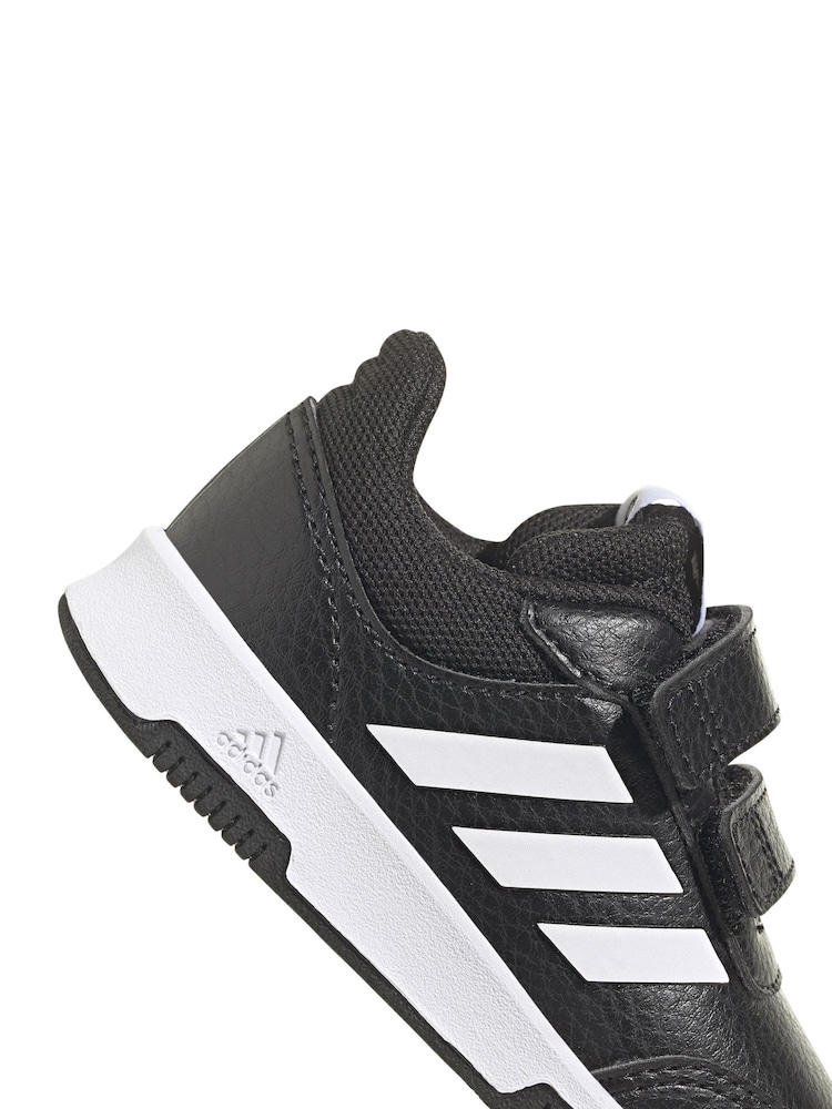 adidas Black/White Black Tensaur Sport Hook and Loop Trainers - Image 8 of 9
