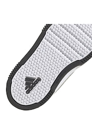 أسود/أبيض - adidas Black Tensaur Sport Hook and Loop Trainers - صورة 9 من 9